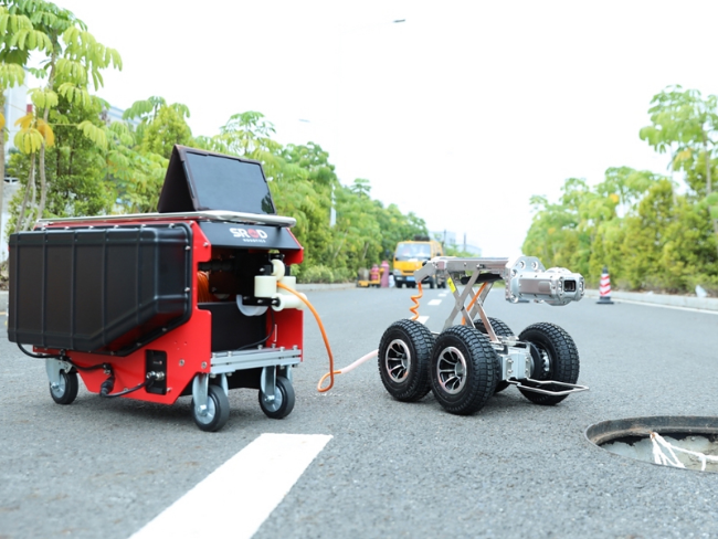 石柱管道检测机器人
